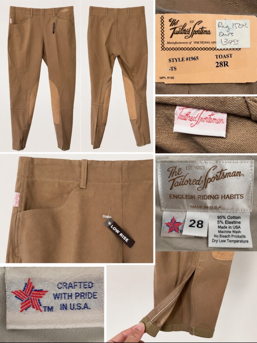 The Tailored Sportsman Women's Riding Breeches in Toast